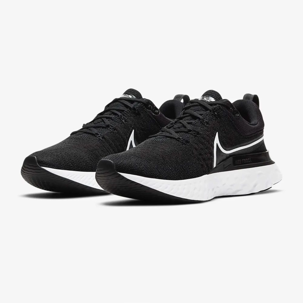 Nike React Infinity 2 Women's Road Running Shoes Black White Size 8.5